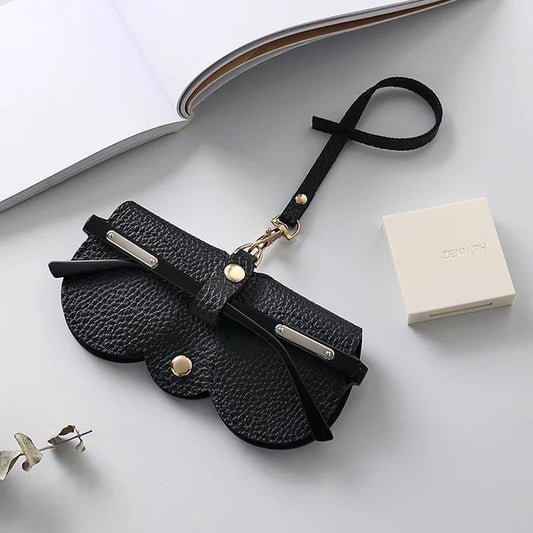 Olvoria | ShadeShield Soft Leather Sunglasses Case