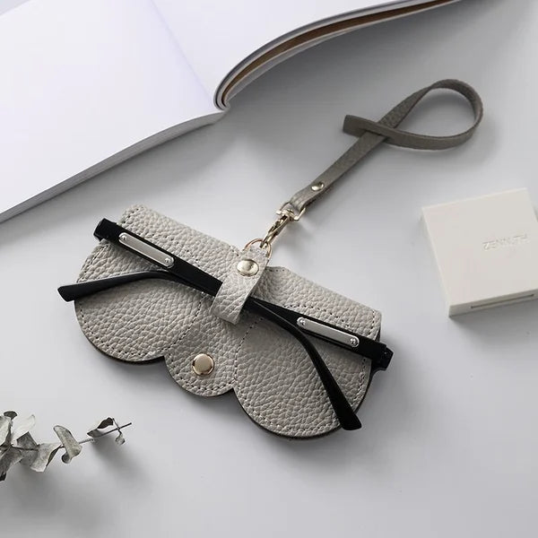 Olvoria | ShadeShield Soft Leather Sunglasses Case