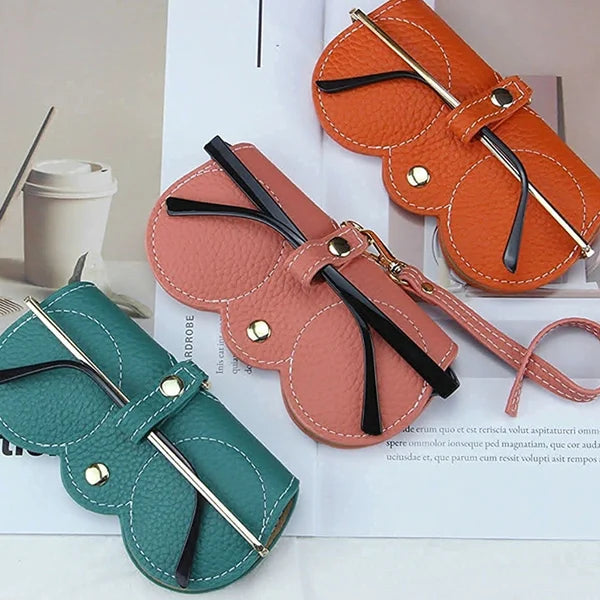 Olvoria | ShadeShield Soft Leather Sunglasses Case