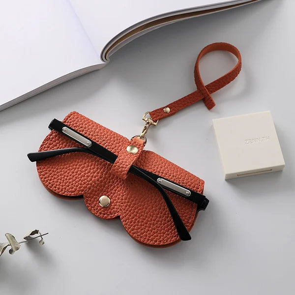 Olvoria | ShadeShield Soft Leather Sunglasses Case