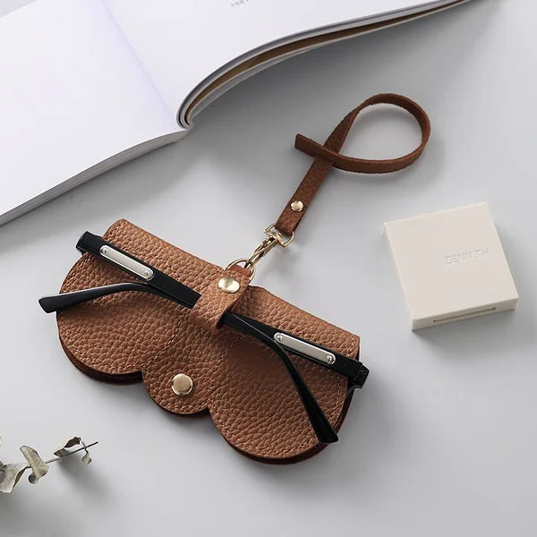 Olvoria | ShadeShield Soft Leather Sunglasses Case