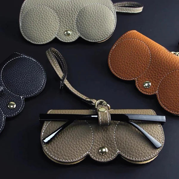 Olvoria | ShadeShield Soft Leather Sunglasses Case