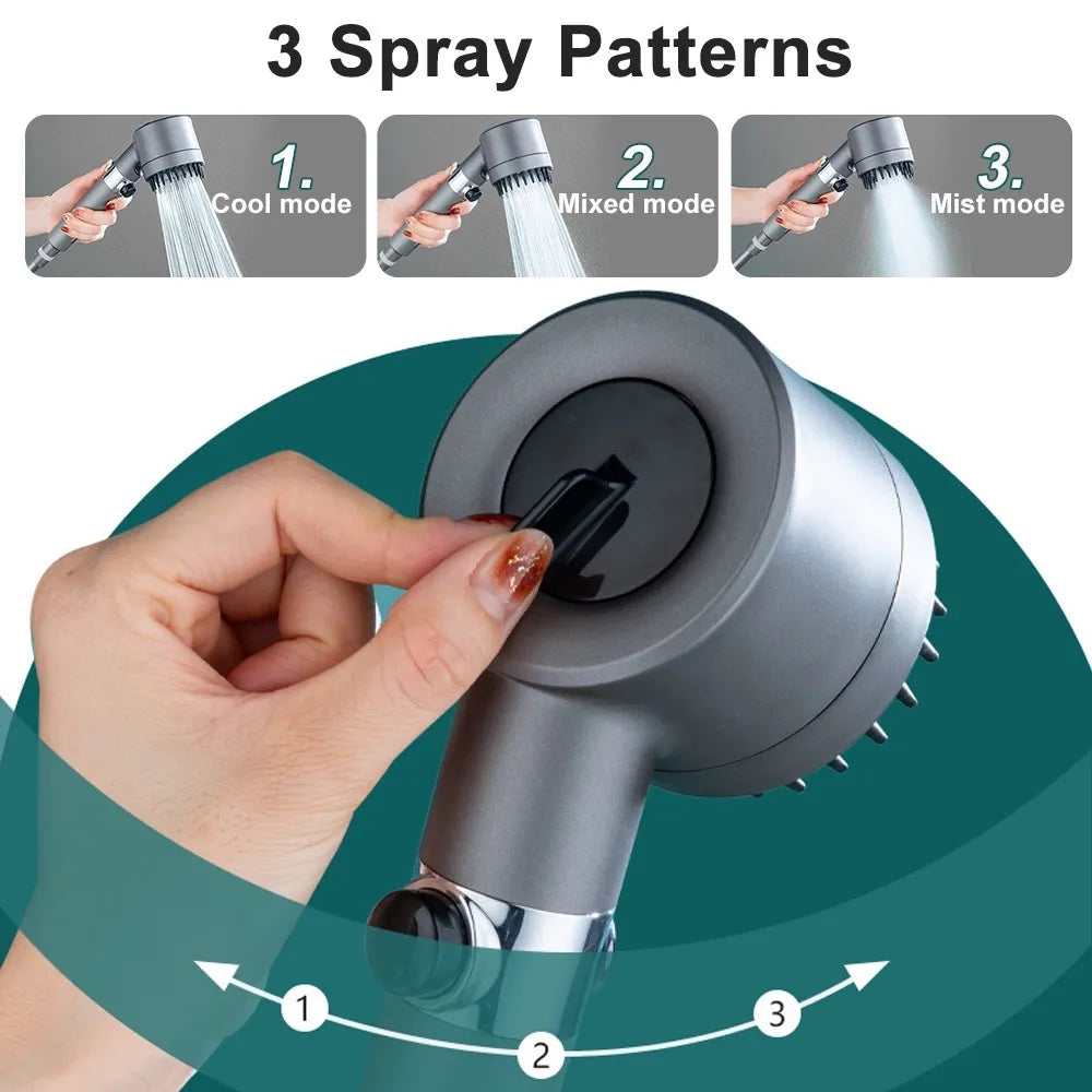Olvoria | Shower Head – PowerSpray – Increased Pressure – Spa Experience