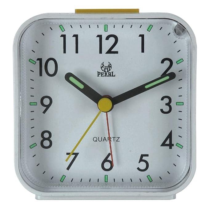 Olvoria | Silent & Peaceful Alarm Clock – Non-Ticking, Gentle Wake-Up Light, Snooze Function
