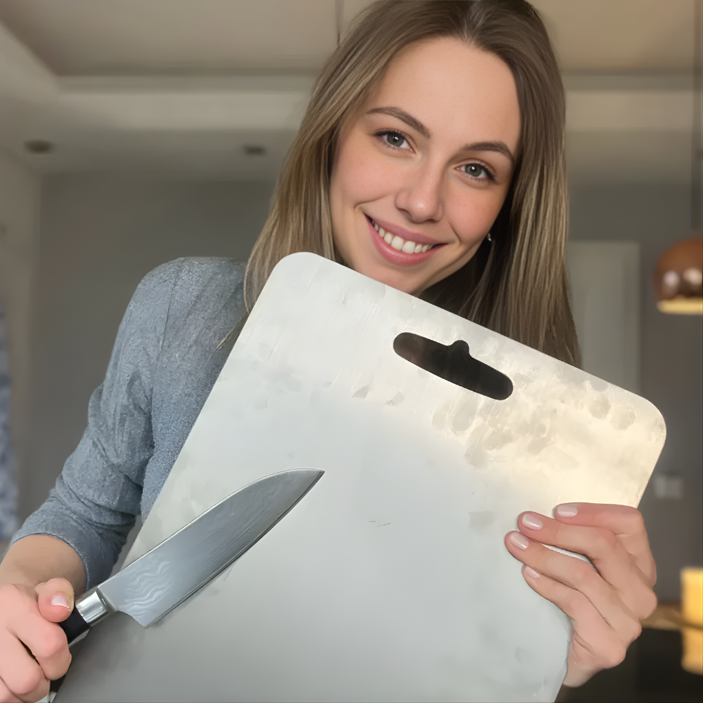 Olvoria | Sleek Cutting Board for Kitchen Prep