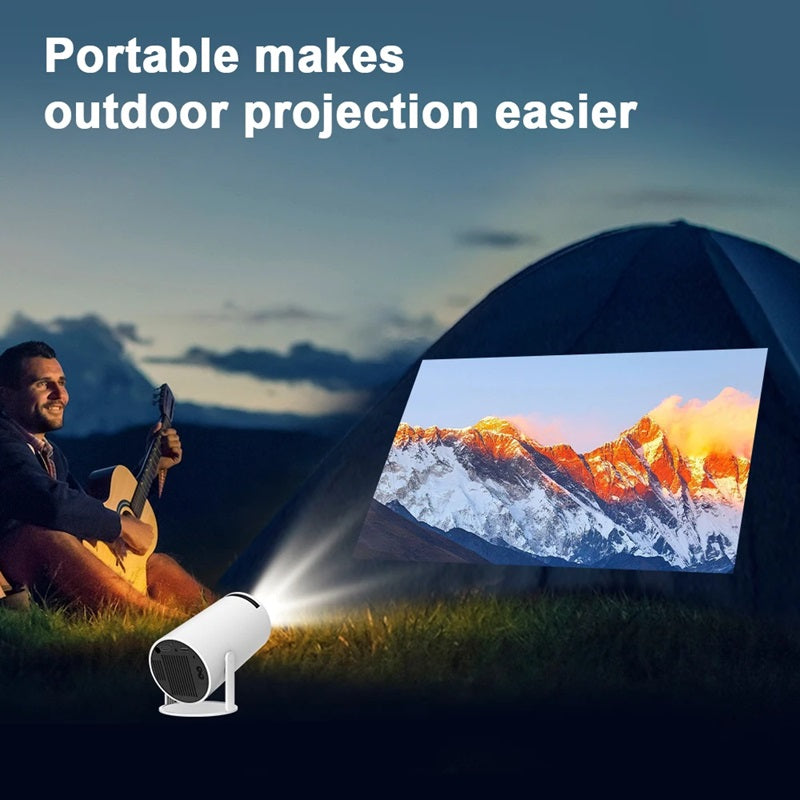Olvoria | Smart 4K Mini Projector with Dual WiFi and Bluetooth Connection