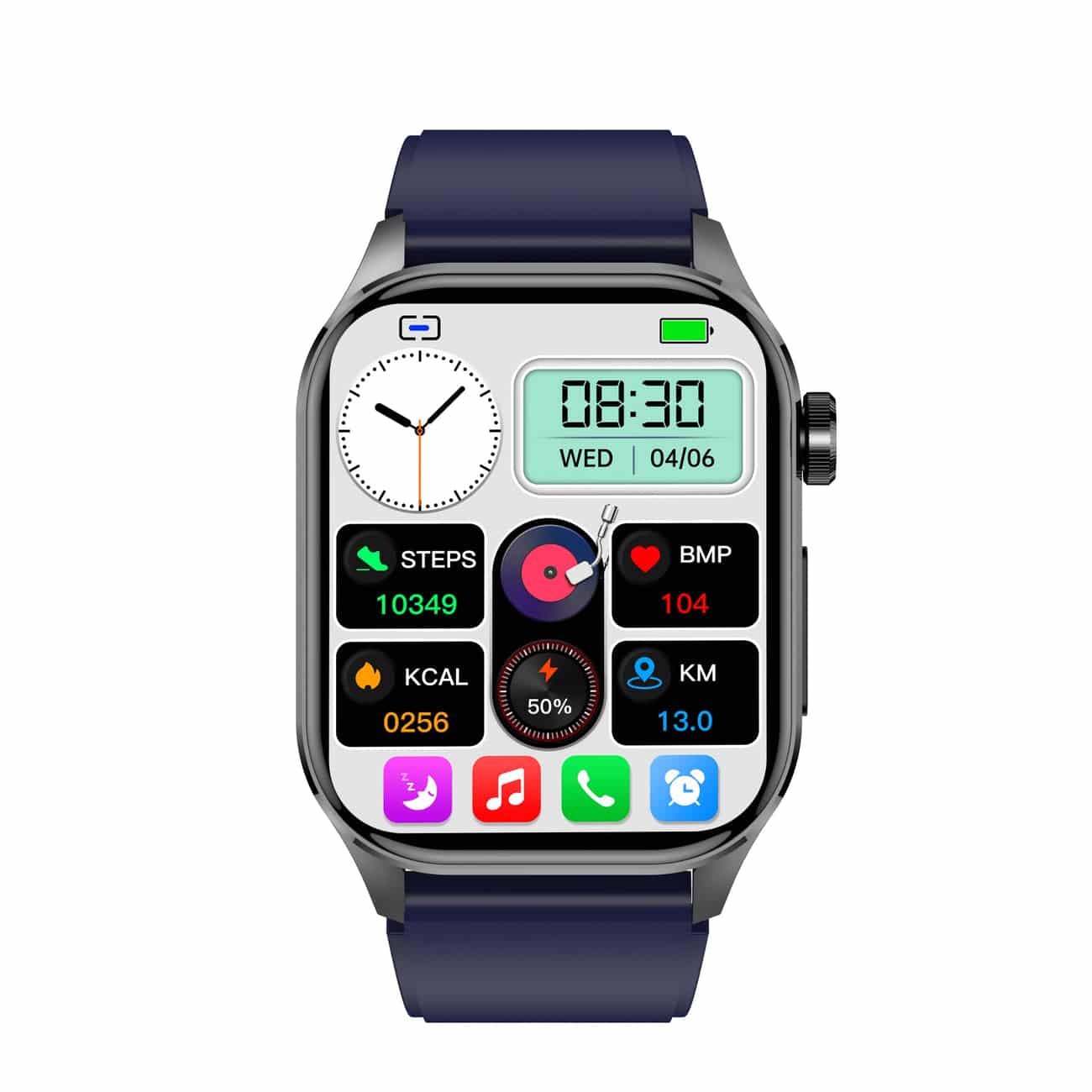 Olvoria | Smartwatch with EKG, Blood Sugar and Blood Pressure Measurement - HealthSync