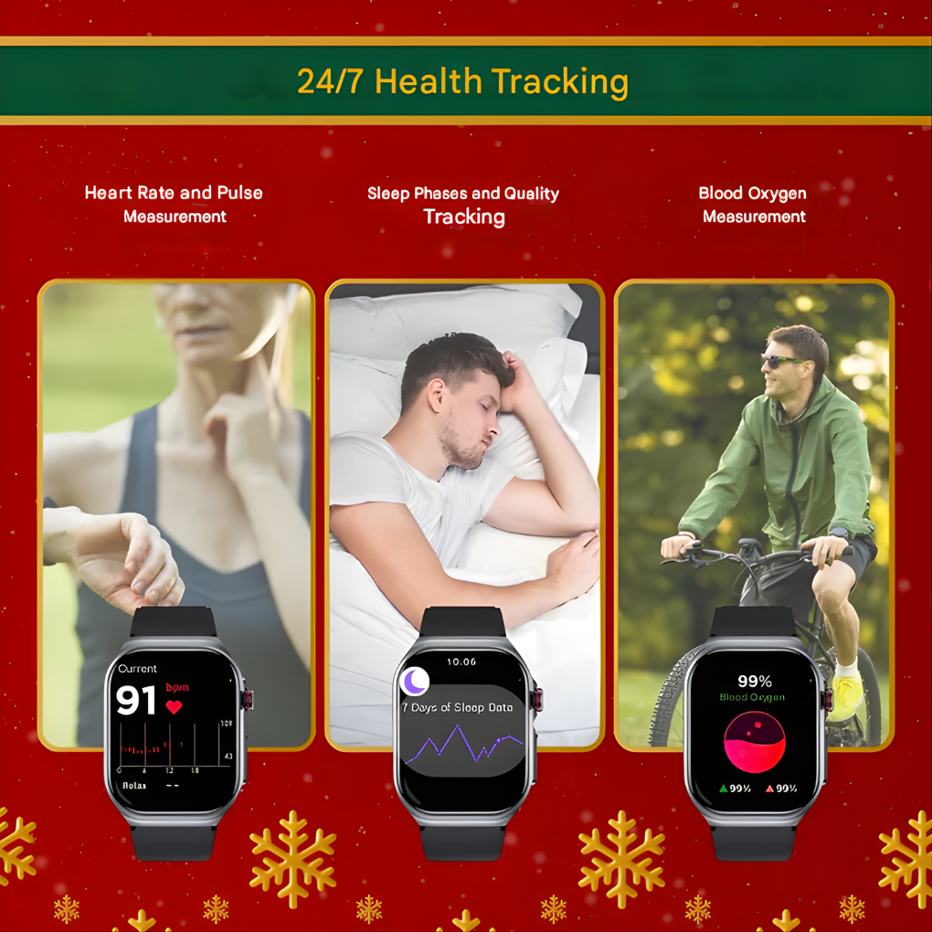 Olvoria | Smartwatch with Health and Activity Monitoring