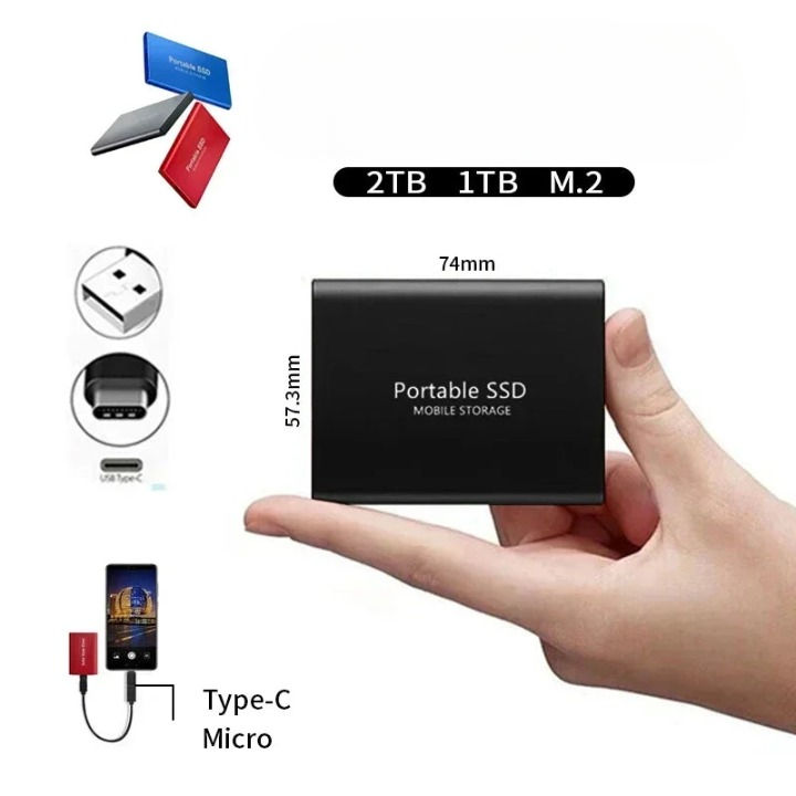 Olvoria | SpeedPro SSD 128GB High Speed Storage with USB-C 3.1