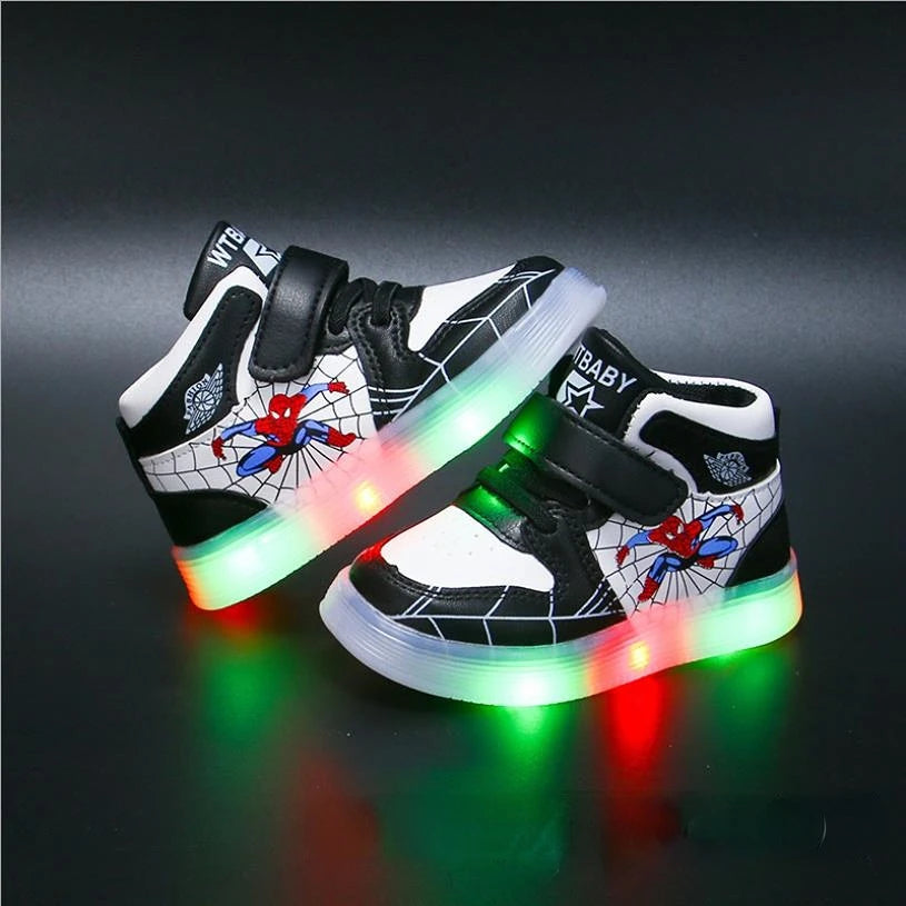 Olvoria - Spiderman Shoes for Kids