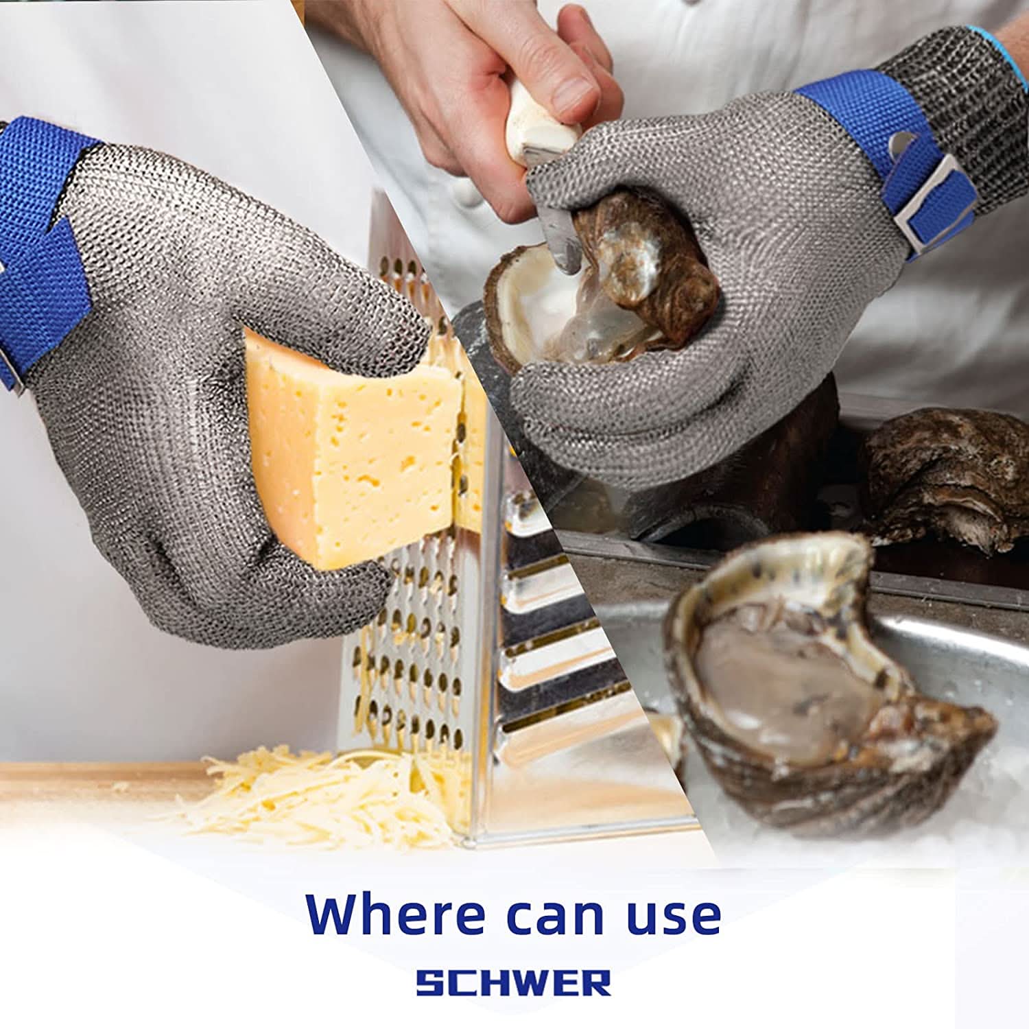 Olvoria | Stainless Steel Safety Gloves with Maximum Cut Resistance
