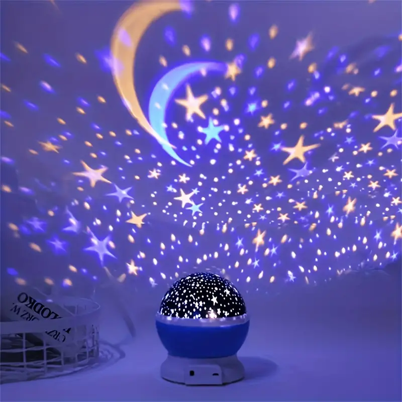 Olvoria | Star Projector Night Light | Soothing Sky Projection with Music