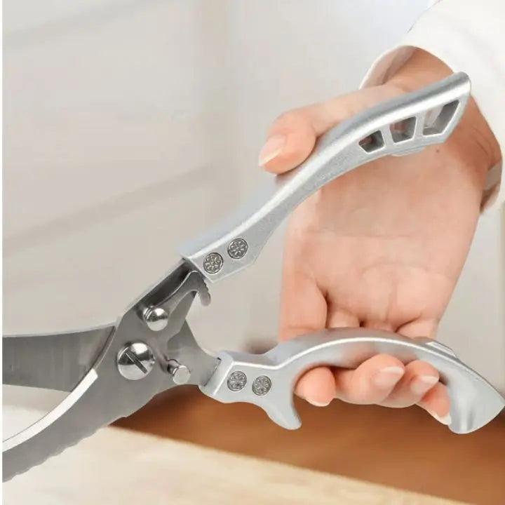 Olvoria | Super strong kitchen scissors – stainless steel & effortless cutting
