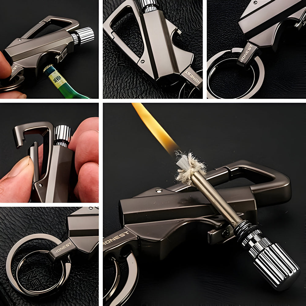 Olvoria | Survival Waterproof Flint Fire Starter Keychain