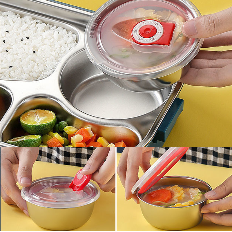 Olvoria | Thermos Bento Lunchbox with Compartments