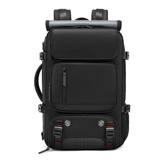 Olvoria | TRAVELMAX Pack – Waterproof Travel Backpack with USB Port, Shoe Compartment & Anti-Theft Pocket