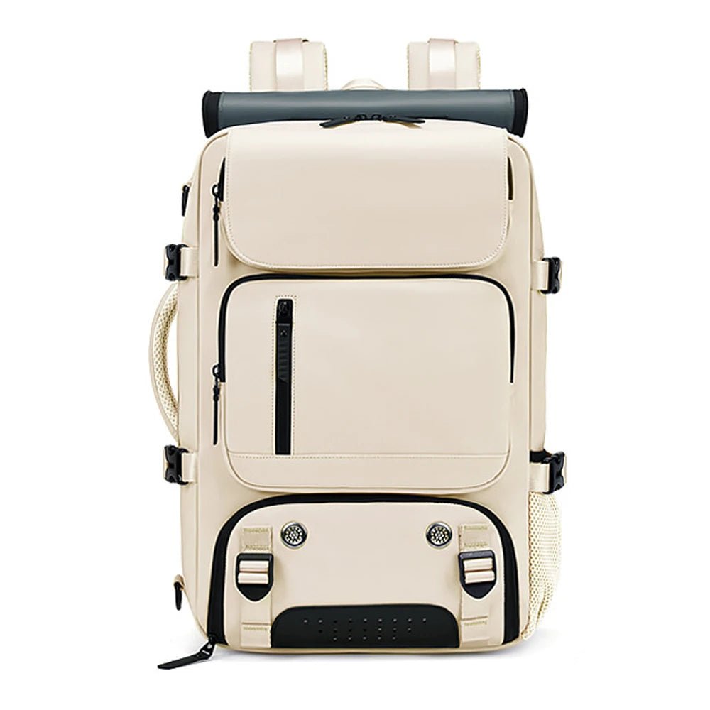 Olvoria | TRAVELMAX Pack – Waterproof Travel Backpack with USB Port, Shoe Compartment & Anti-Theft Pocket