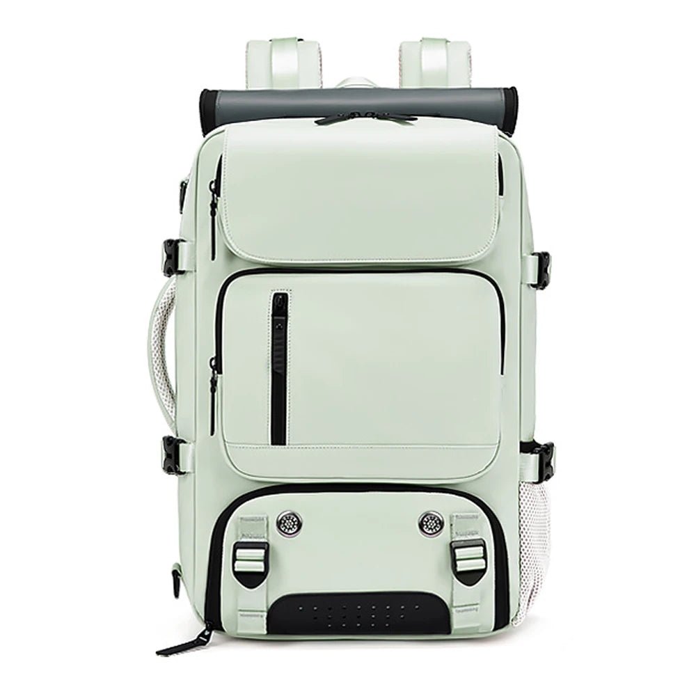 Olvoria | TRAVELMAX Pack – Waterproof Travel Backpack with USB Port, Shoe Compartment & Anti-Theft Pocket