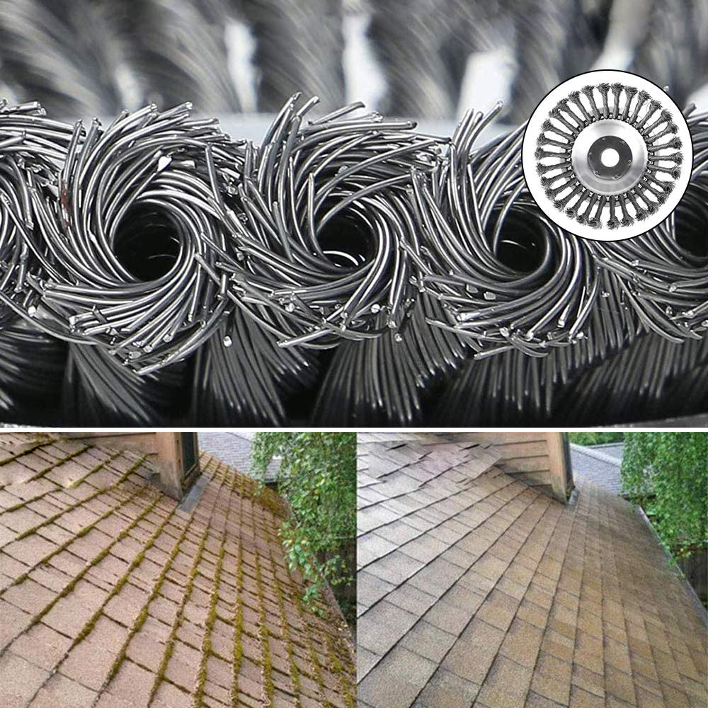 Olvoria | Trimmer Weed Brush | Twisted Steel Wire Cutter