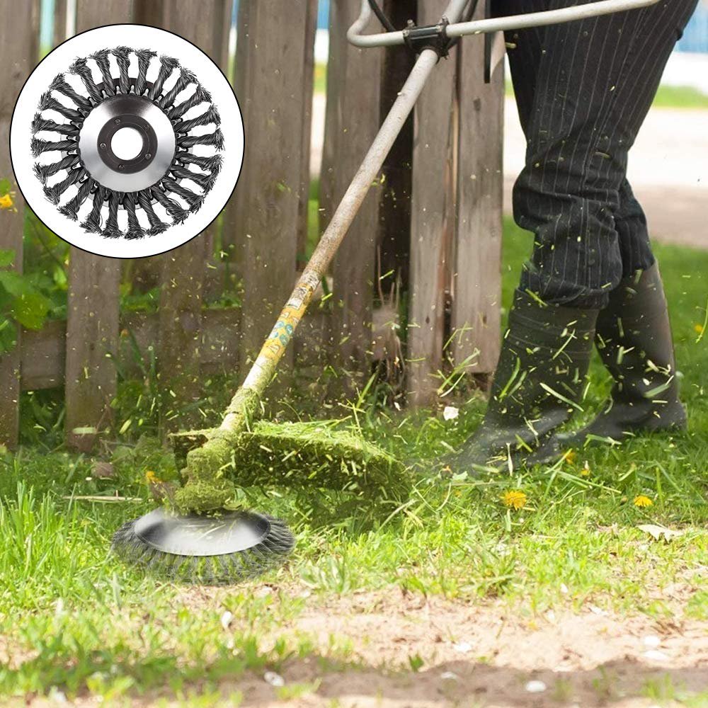 Olvoria | Trimmer Weed Brush | Twisted Steel Wire Cutter