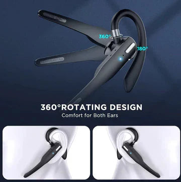 Olvoria | Trucker Dual Mic Wireless Bluetooth 5.1 Noise-Cancelling Headset/Earpiece