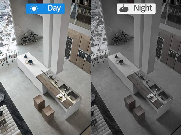 Olvoria | Ultra-Small WiFi IP Camera | 1080p Full HD | 120° Wide Angle Lens | Infrared Night Vision & Motion Sensor | 2-Way Audio | Global Remote Access