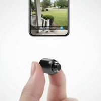 Ropiro | Mini caméra IP Wi-Fi | Full HD 1080p | Objectif grand angle de 120° | Vision nocturne infrarouge et détecteur de mouvement | Audio bidirectionnel | Accès à distance mondial