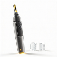Olvoria | Recortadora de precisión ultrafina | Cuchillas de micro-oscilación | Tecnología de acero inoxidable con titanio | Iluminación LED integrada | Diseño ergonómico