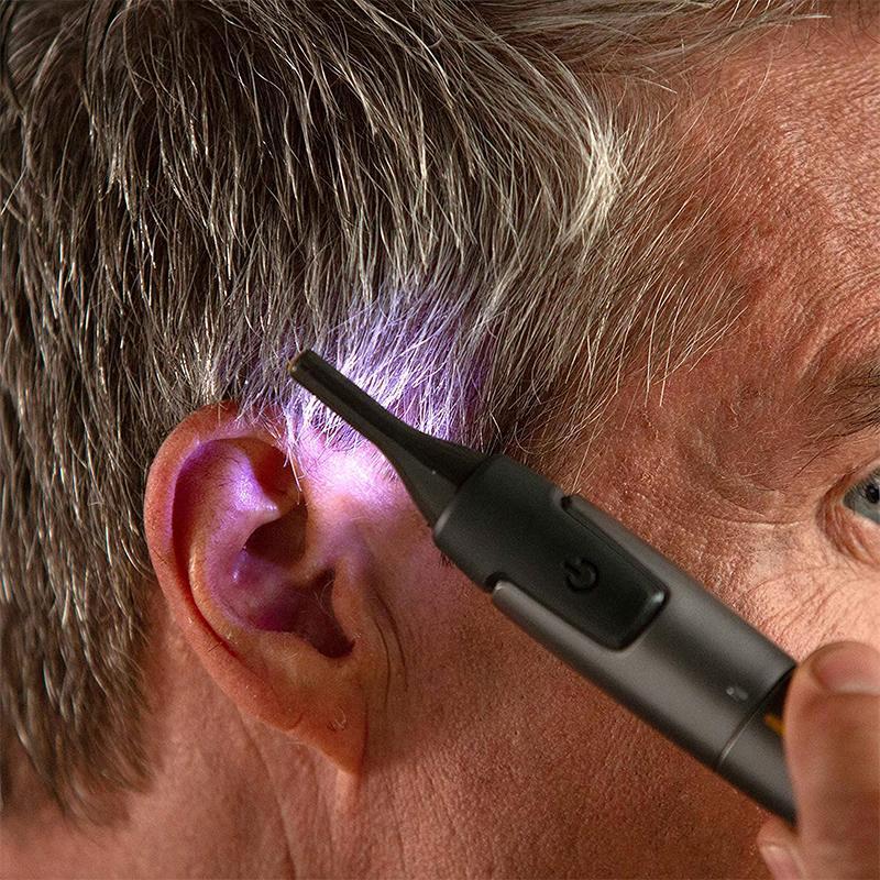 Olvoria | Ultra-Thin Precision Trimmer | Micro-Oscillation Blades | Titanium Stainless Steel Technology | Integrated LED Lighting | Ergonomic Design
