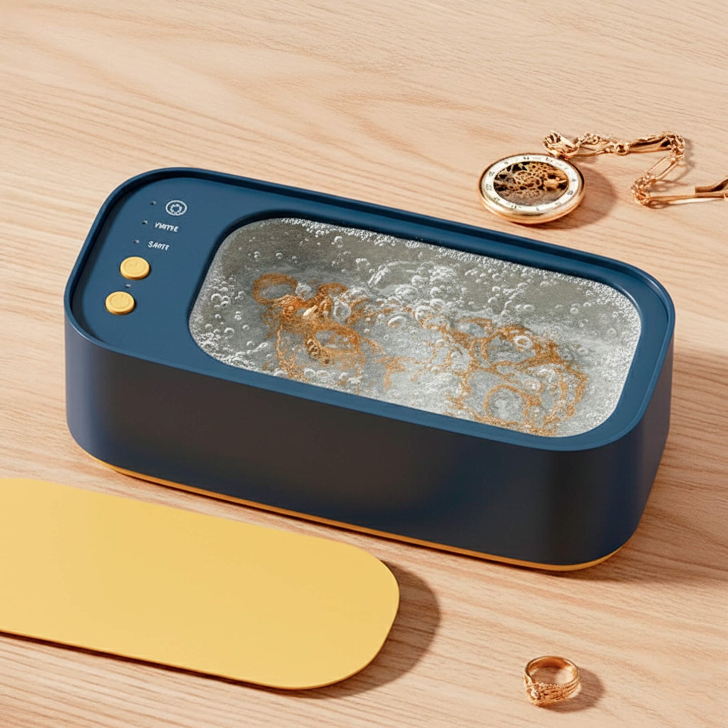 Olvoria | Ultrasonic Cleaning Device | Gentle, Efficient & Versatile for Jewelry, Glasses, Watches, and Dentures