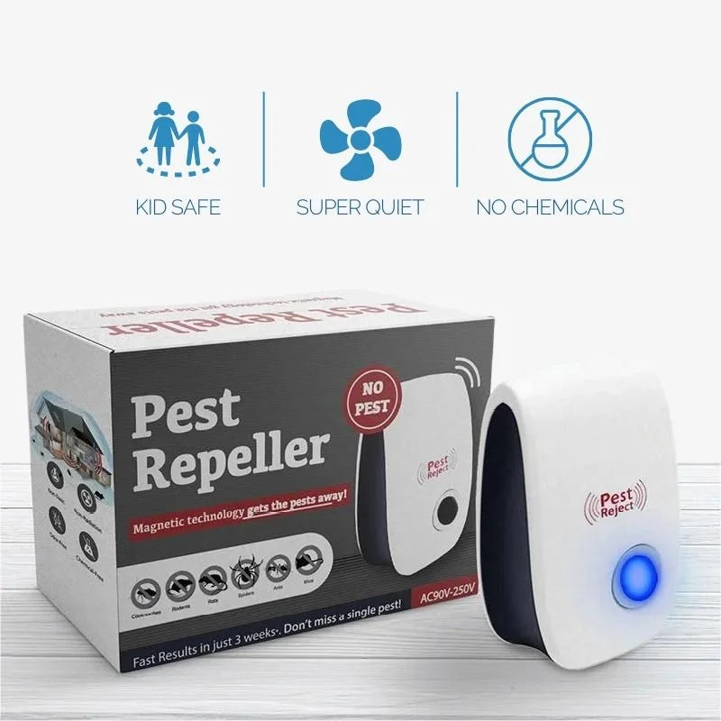 Olvoria | Ultrasonic Mouse Repeller – Odorless Pest Control Safe for Children & Pets