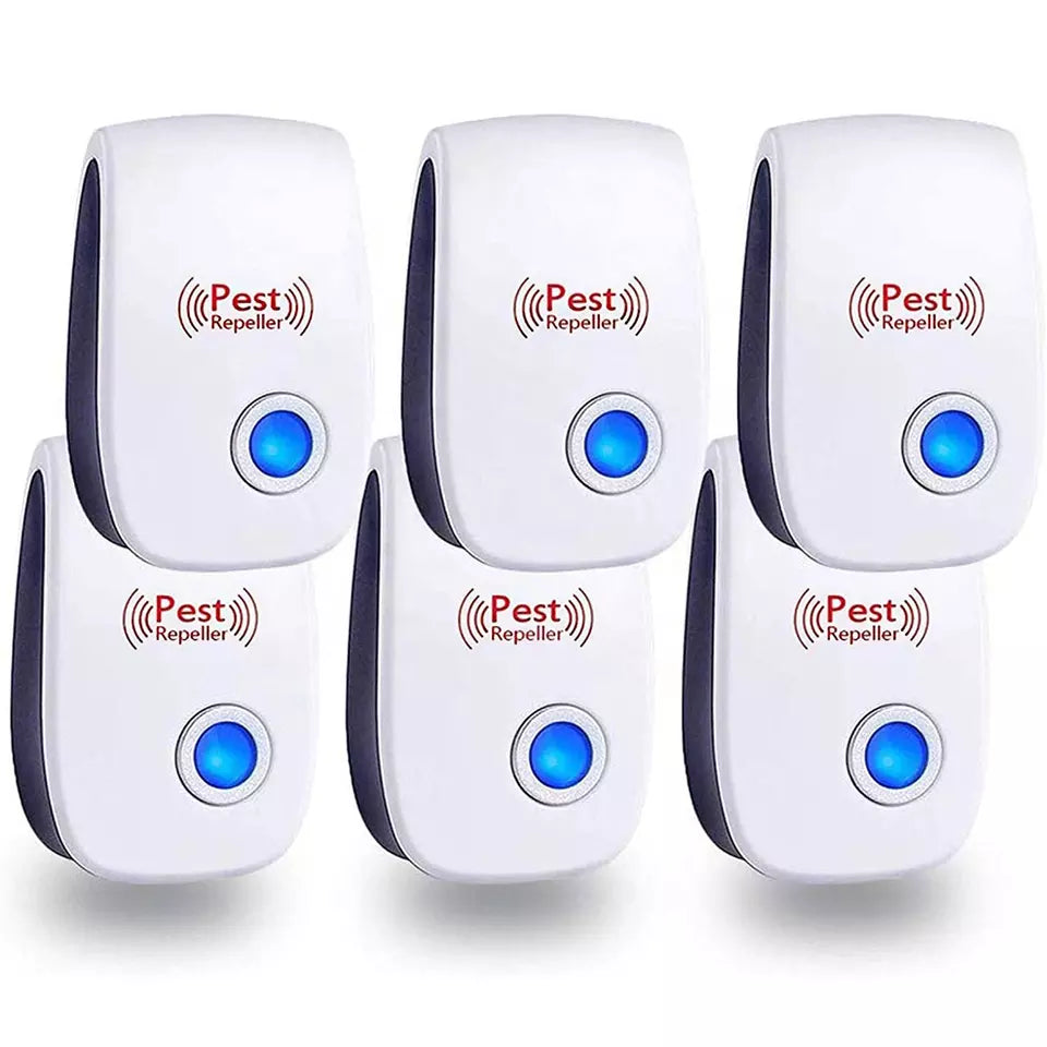 Olvoria | Ultrasonic Pest Repeller for Rodents & Insects, 80m² Coverage