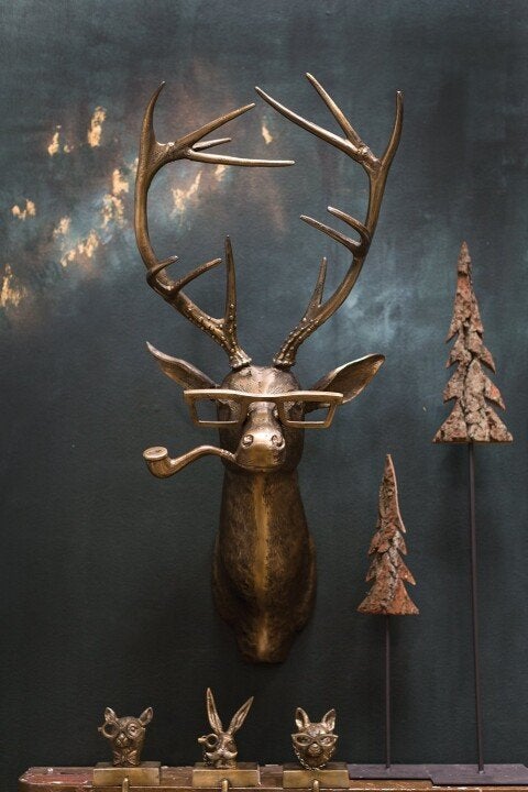 Olvoria | Unique Animal Head Wall Decoration for Home