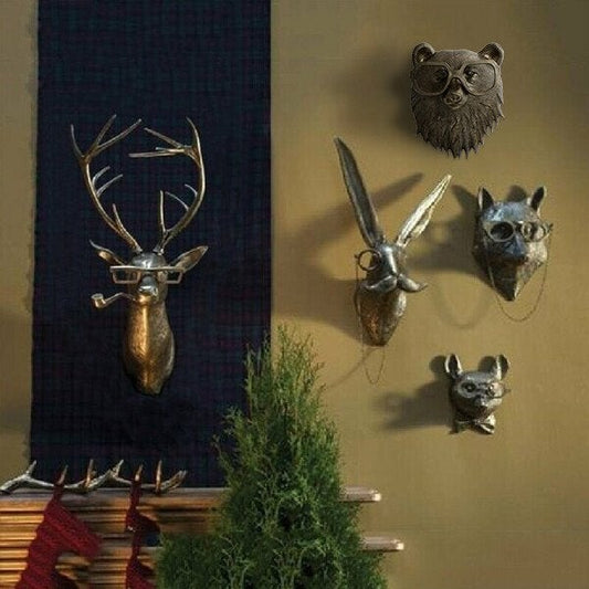 Olvoria | Unique Animal Head Wall Decoration for Home