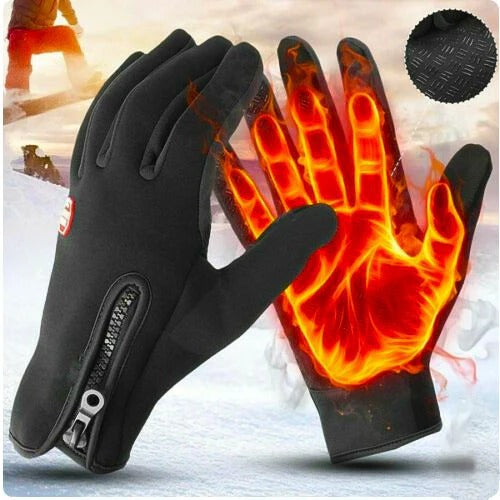 Olvoria | Unisex Heated Thermal Gloves for Winter Outdoor Activities