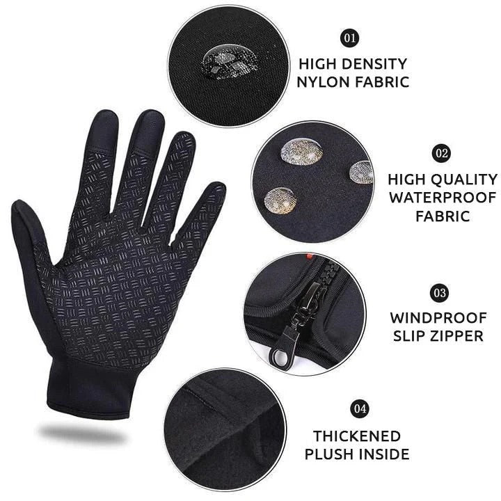 Olvoria | Unisex Heated Thermal Gloves for Winter Outdoor Activities