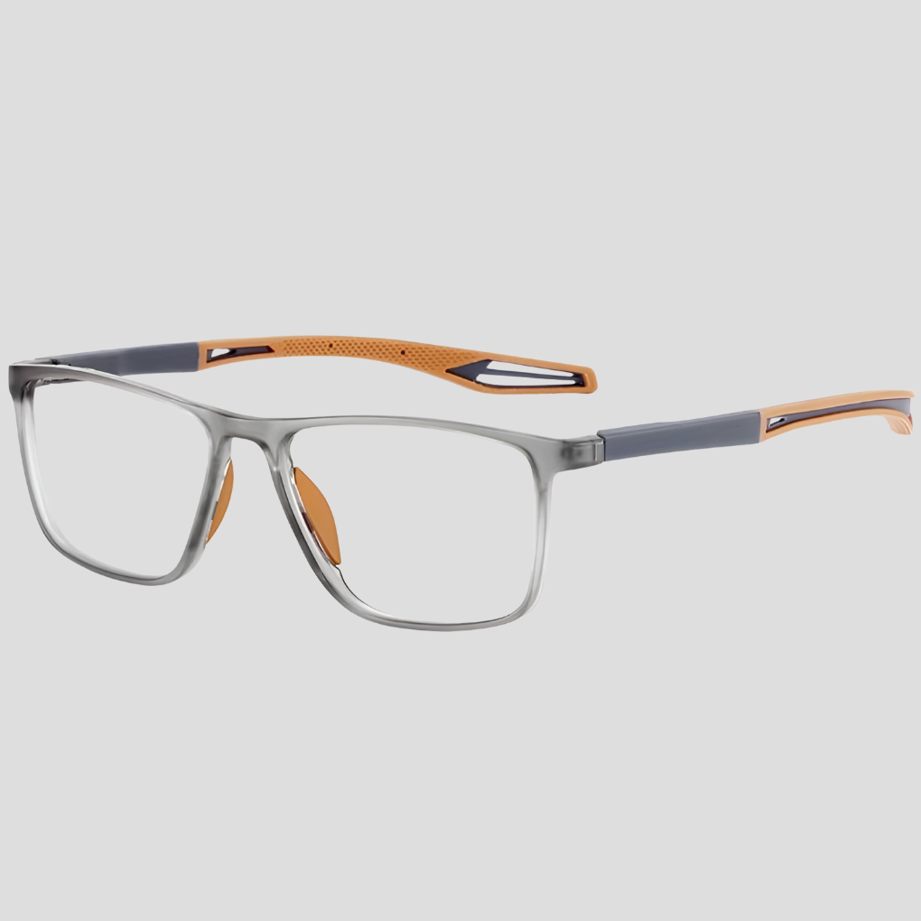 Olvoria | Unisex Progressive Reading Glasses with Slim Full-Rim Frame