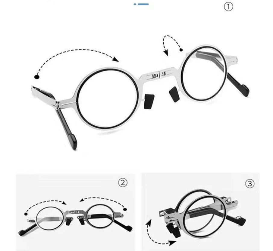Olvoria | Unisex Reading Glasses Compact Folding