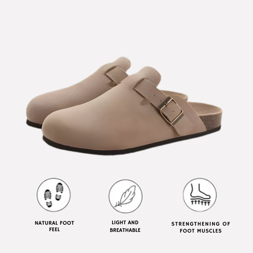 Olvoria | Unisex Slip-On Clogs with Buckle Detail