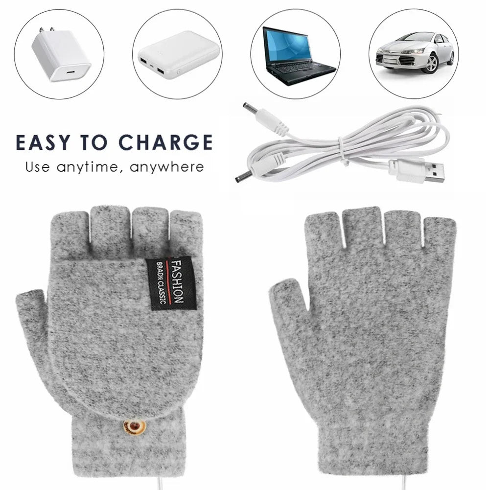 Olvoria | USB Rechargeable Warm Wave Heated Gloves