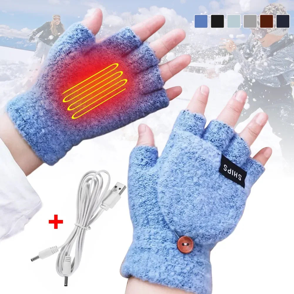 Olvoria | USB Rechargeable Warm Wave Heated Gloves