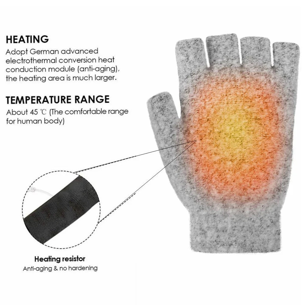 Olvoria | USB Rechargeable Warm Wave Heated Gloves