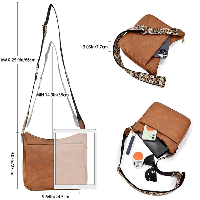 Olvoria | Versatile Leather Crossbody Bag for Women