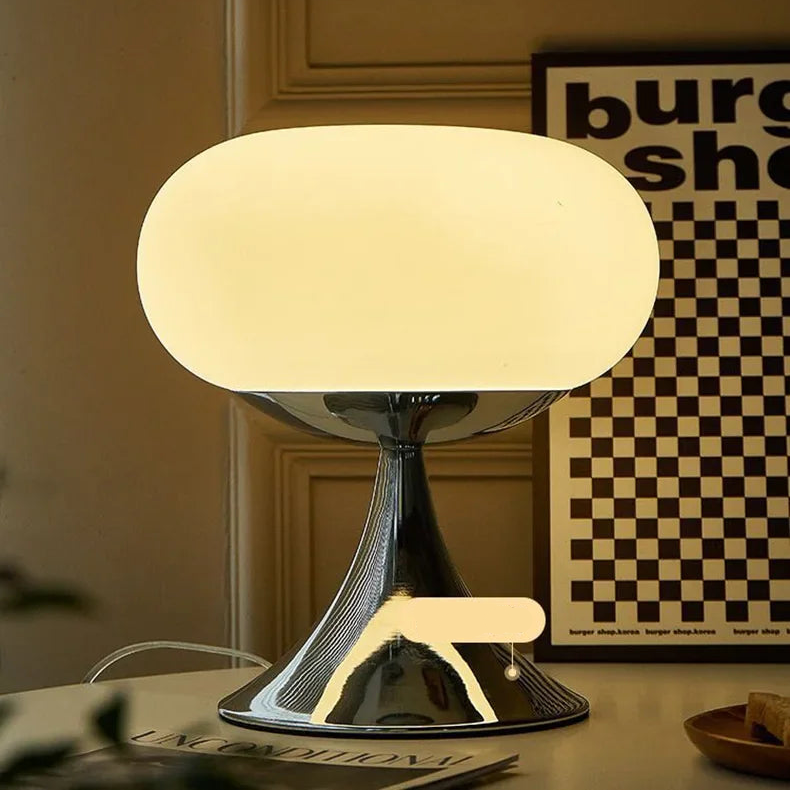 Olvoria | Vintage Apple Table Lamp with Bauhaus Style
