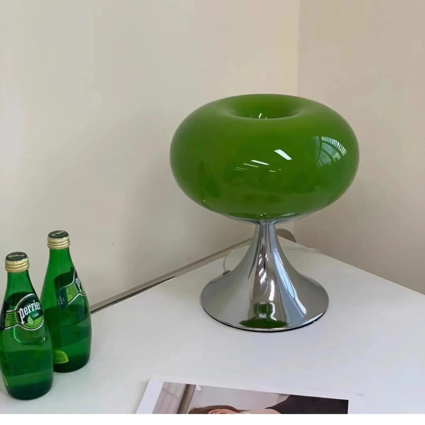Olvoria | Vintage Apple Table Lamp with Bauhaus Style
