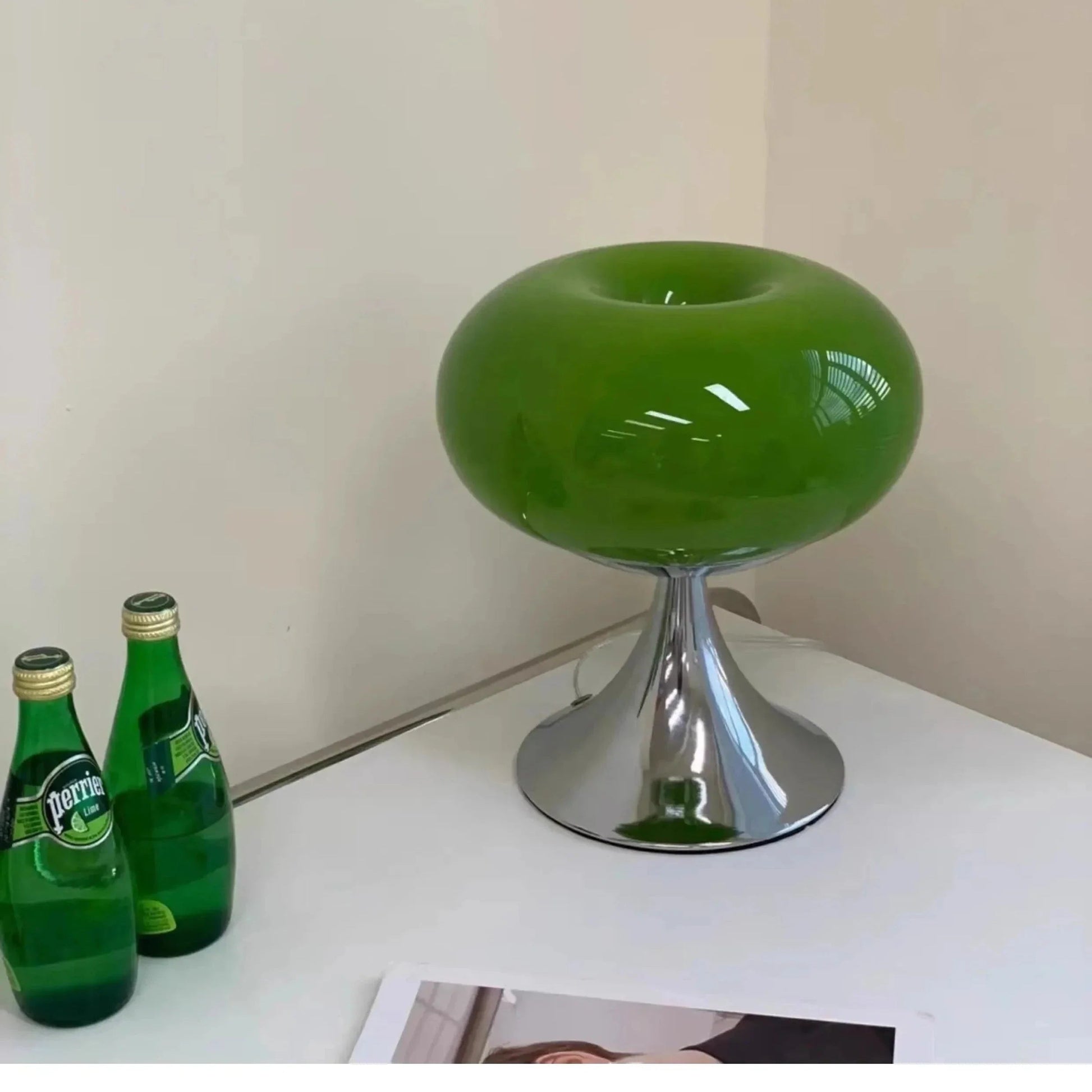 Olvoria | Vintage Apple Table Lamp with Bauhaus Style