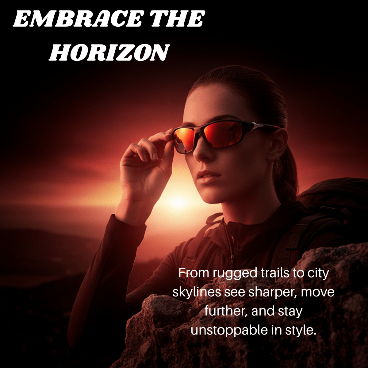 Olvoria | VISIONEDGE – Polaroid Sunglasses with UV400 Protection and Rubber Grip