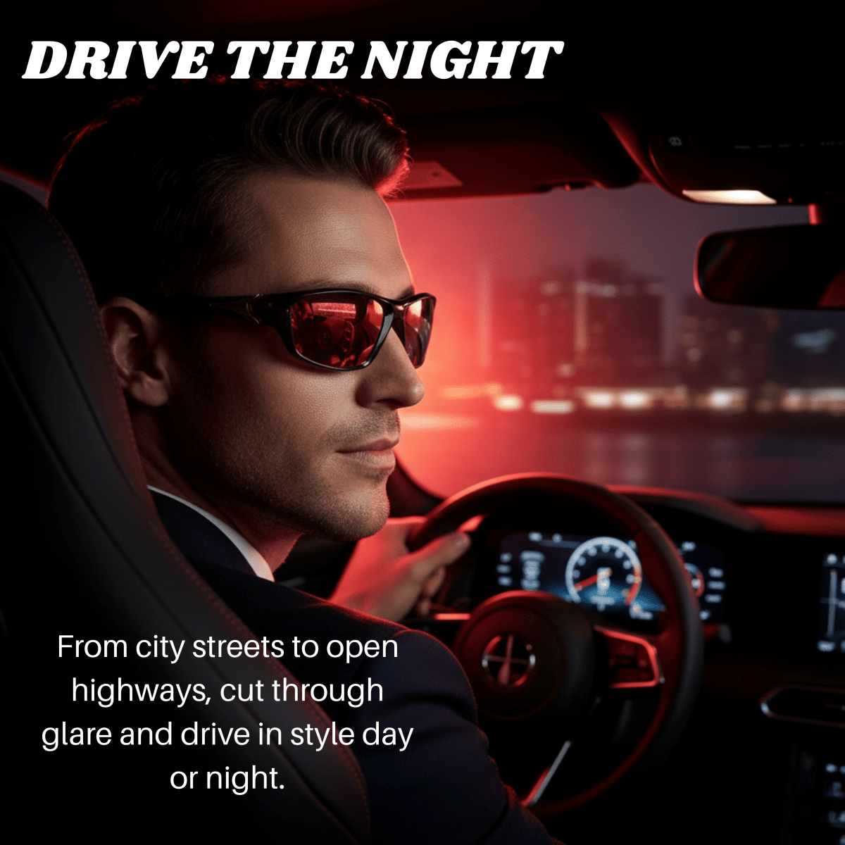 Olvoria | VISIONEDGE – Polaroid Sunglasses with UV400 Protection and Rubber Grip