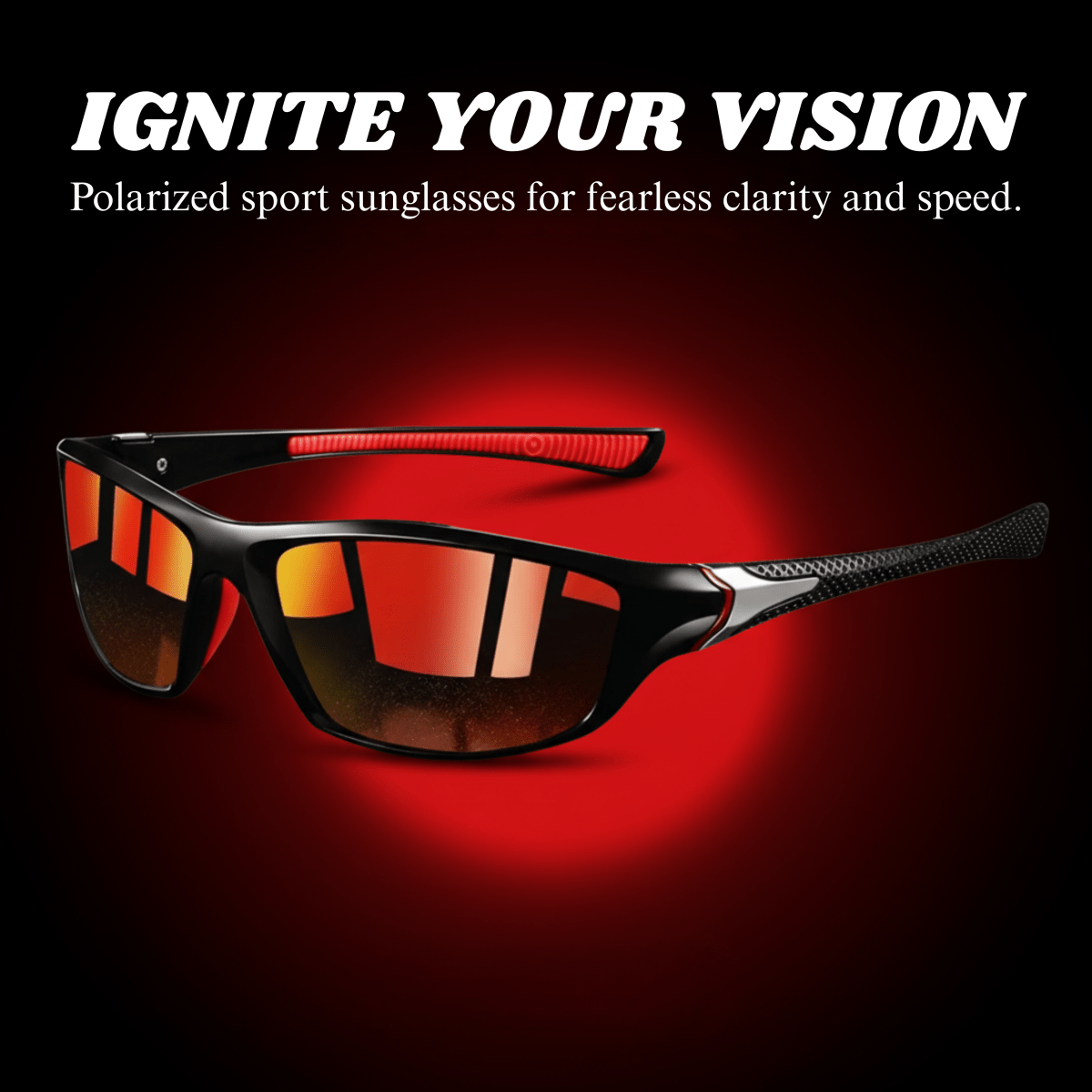 Olvoria | VISIONEDGE – Polaroid Sunglasses with UV400 Protection and Rubber Grip