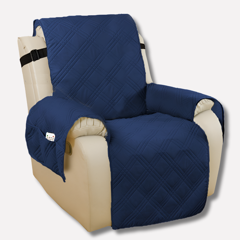 Olvoria | Waterproof Recliner Cover - Quilt Design